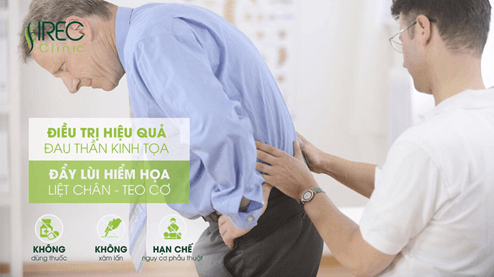 Chữa đau thần kinh tọa an toàn tại phòng khám IREC