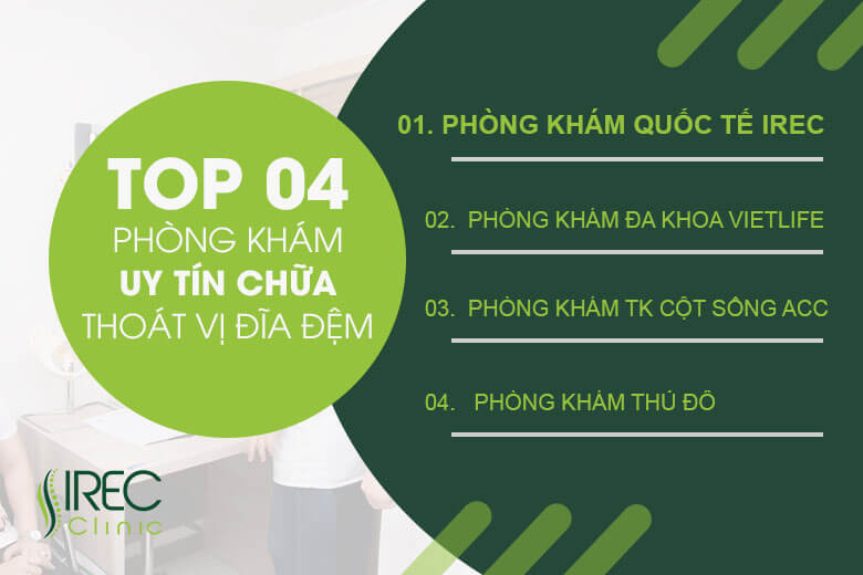 top 04 phòng khám uy tín chữa thoát vị đĩa đệm