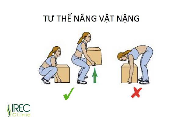 Tư thế nâng vật nặng